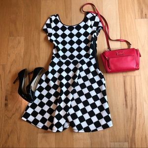 THML checkerboard dress size M
